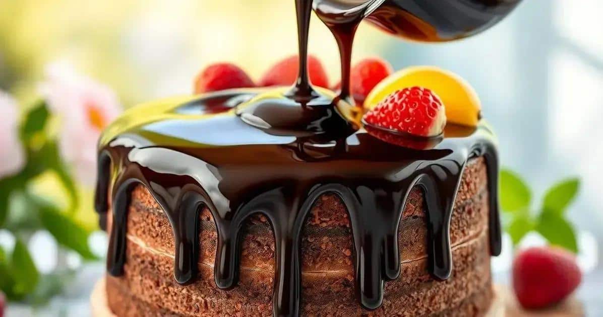 Ingredientes para a cobertura de chocolate vegana