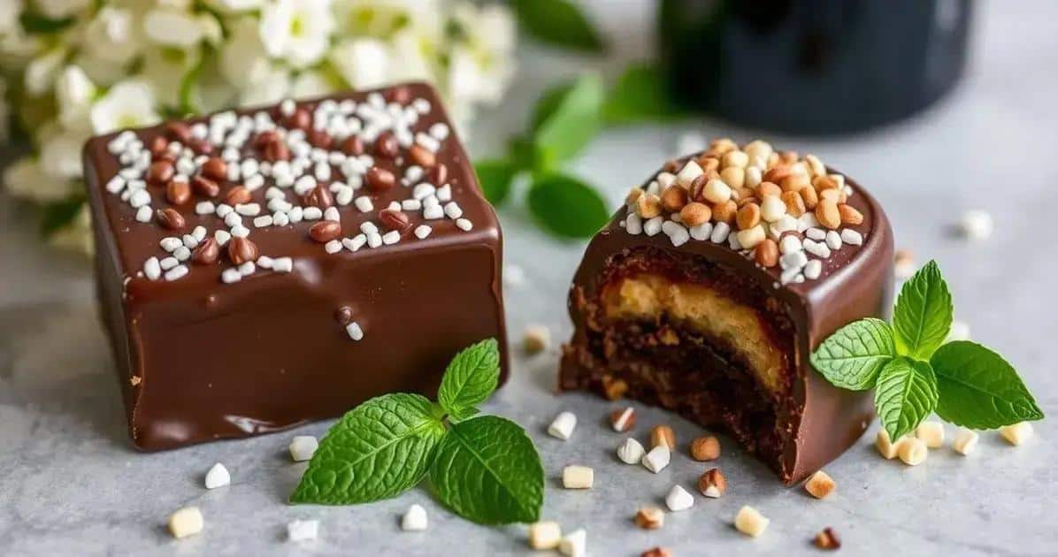 Ingredientes para o Pavê de Chocolate com Biscoito Champanhe