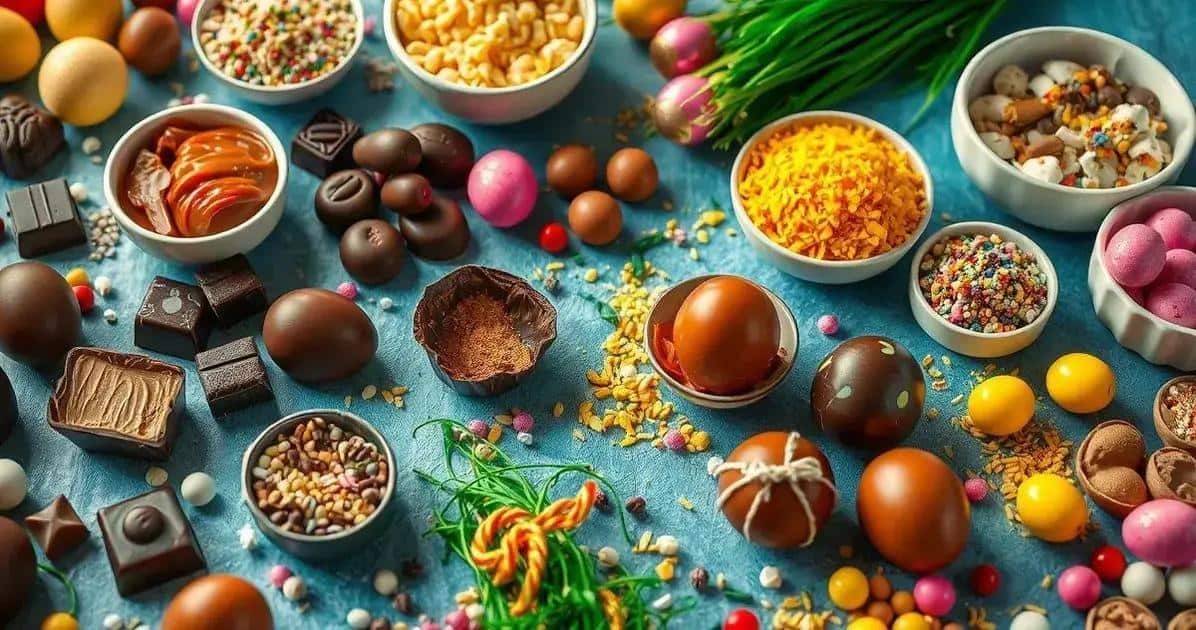 Ingredientes para Ovos de Chocolate Irresistíveis