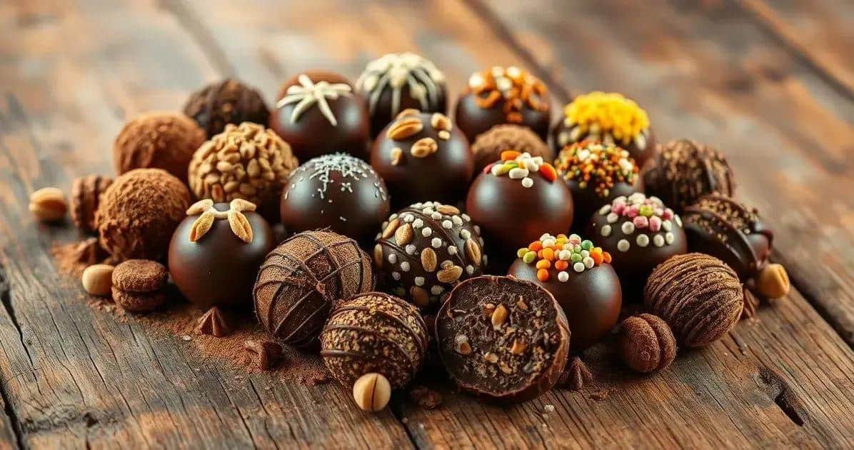 Ingredientes para Trufas de Chocolate