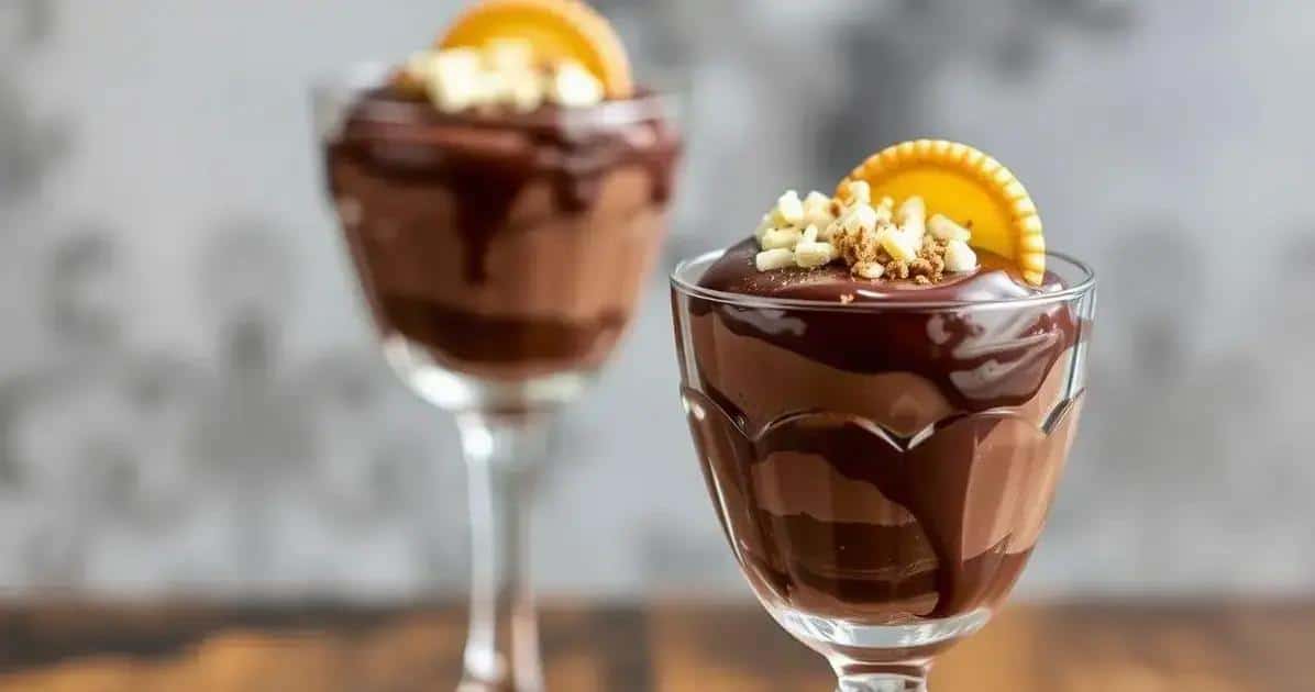 Pavê Elegância Clássica: Biscoito Champanhe e Creme de Cacau