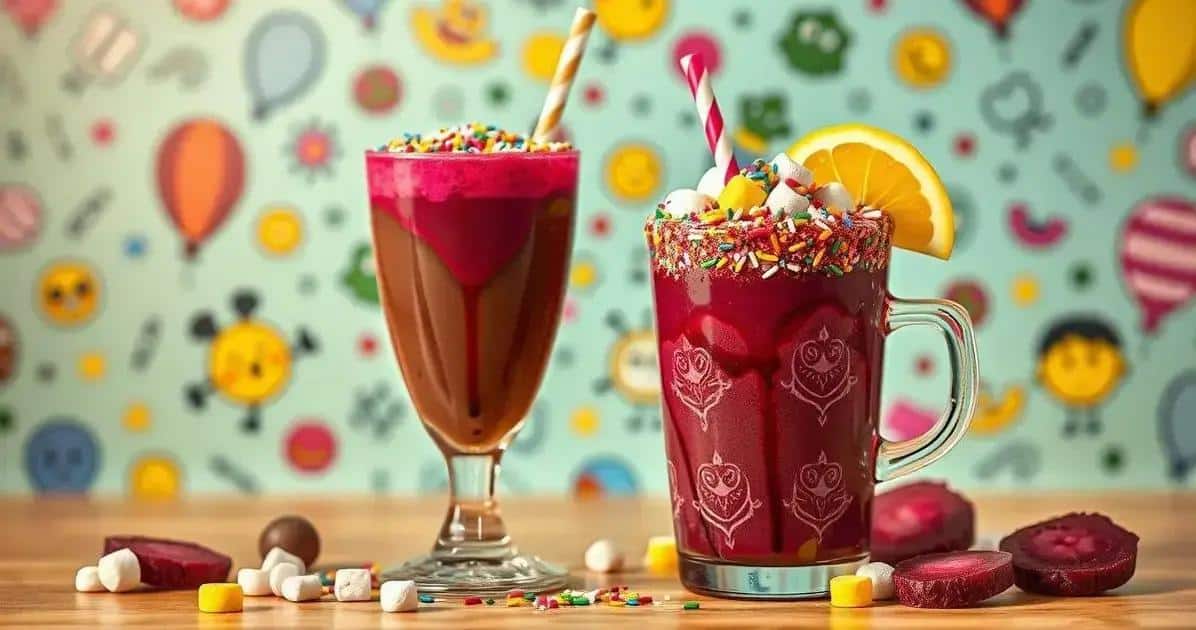 Receita Completa de Achocolatado Infantil com Beterraba