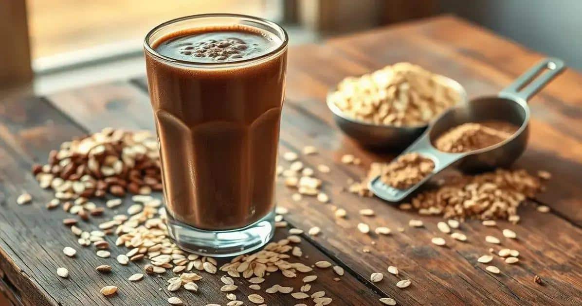 Shake Turbo Treino: Creatina, Aveia & Poder de Cacau