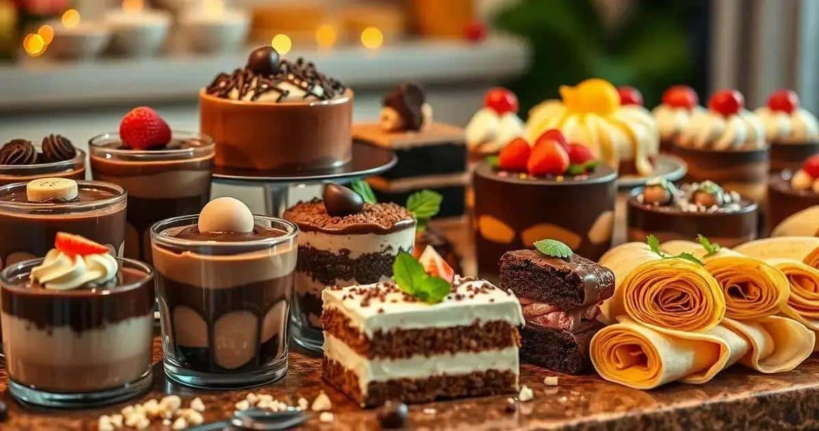 Variações de Receitas com Chocolate e Tapioca