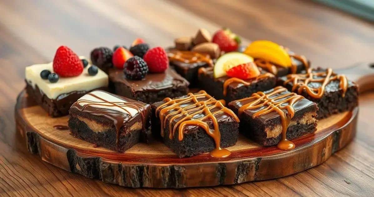 Variações para o Brownie de Chocolate