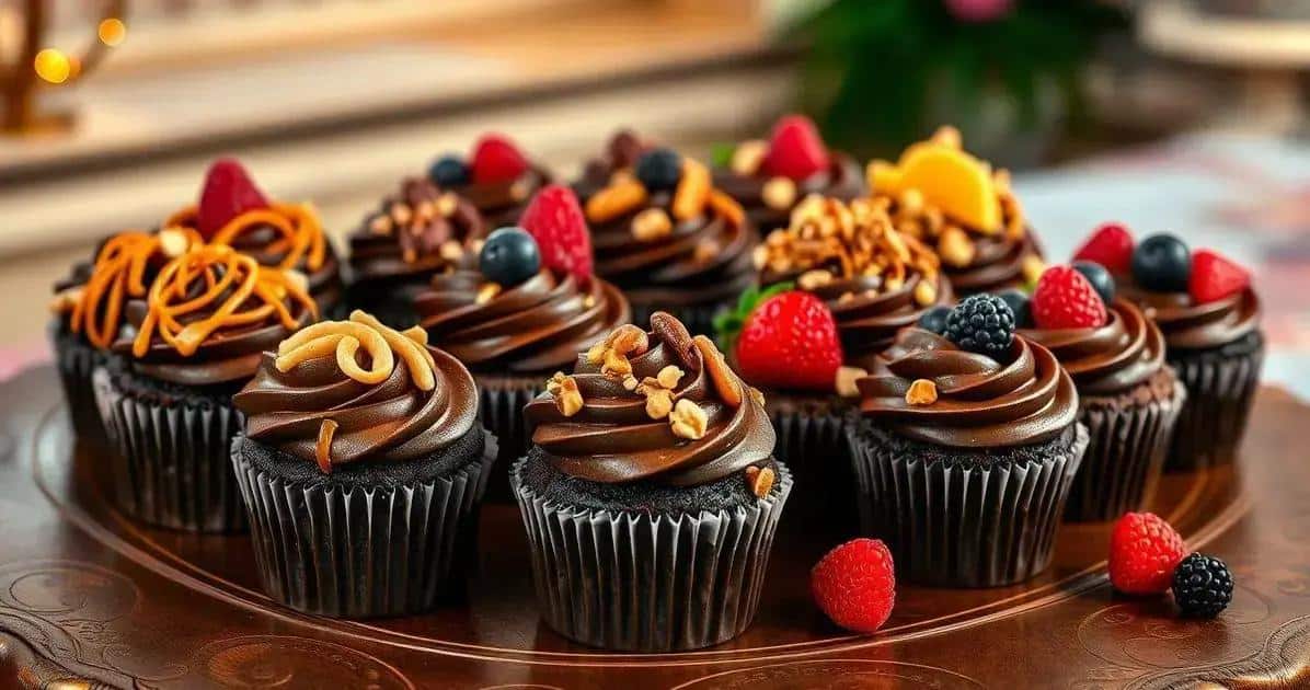 Variantes do Cupcake de Chocolate