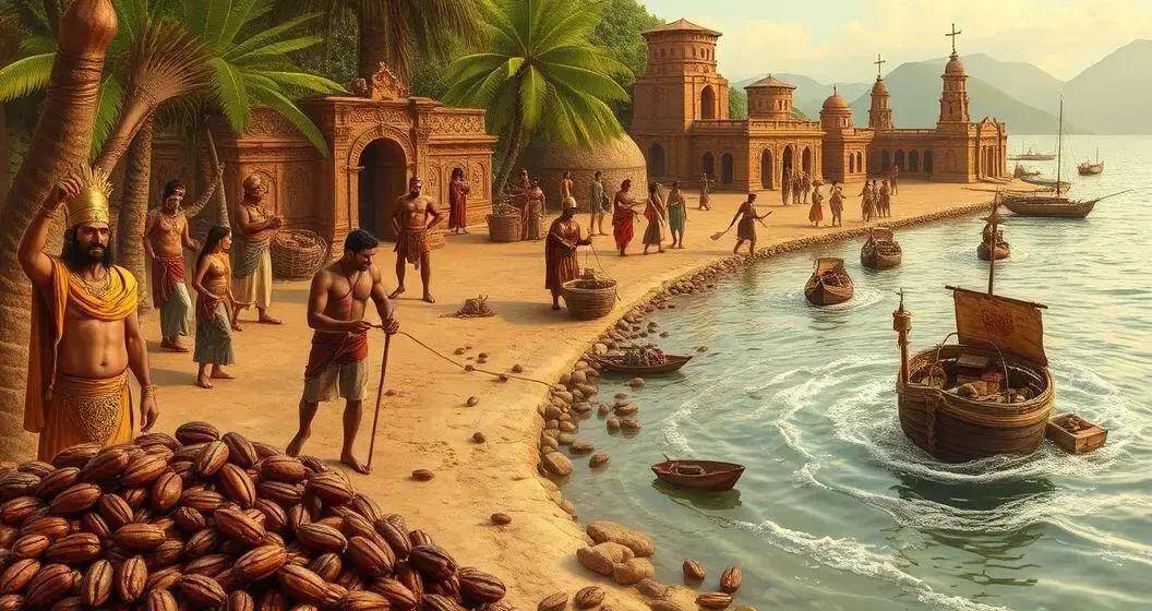 A história do chocolate na troca