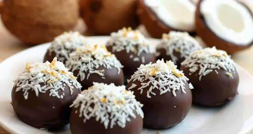 Brigadeiro Oásis de Coco: Carinho Crocante no Meio do Chocolate