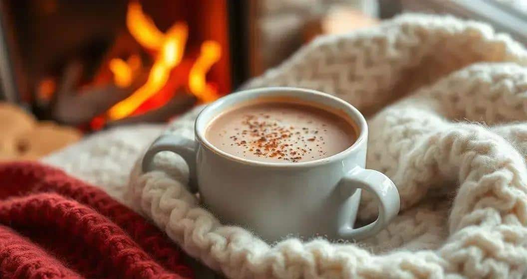 Chocolate Quente Viagem Zen: Mel, Gengibre & Conforto