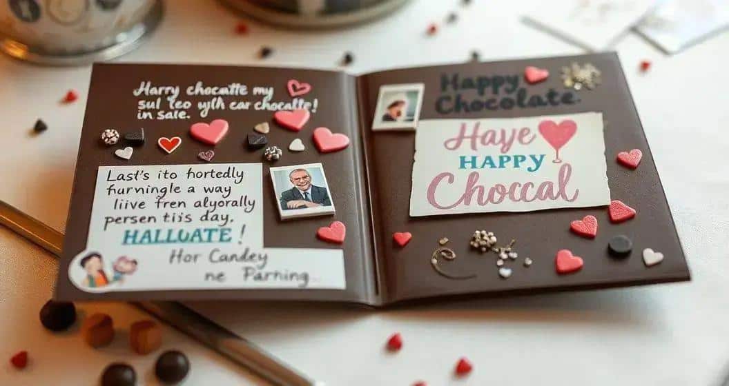 Como Personalizar seu Cartão com Chocolate Como Personalizar seu Cartão com Chocolate