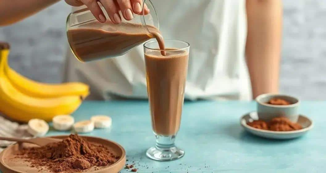 Como Preparar o Shake de Chocolate com Proteína Vegana
