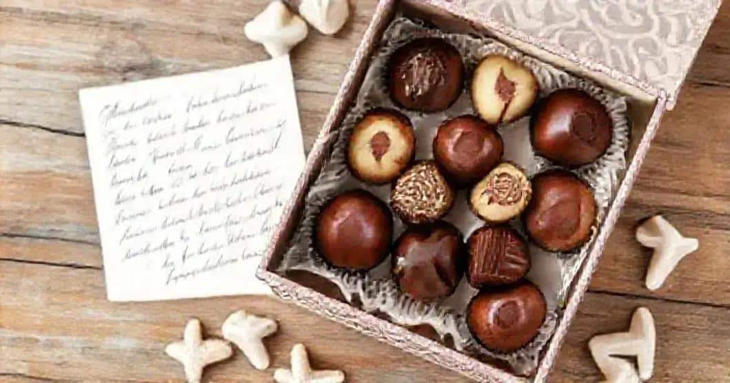 Como Presentear com Bombons de Chocolate