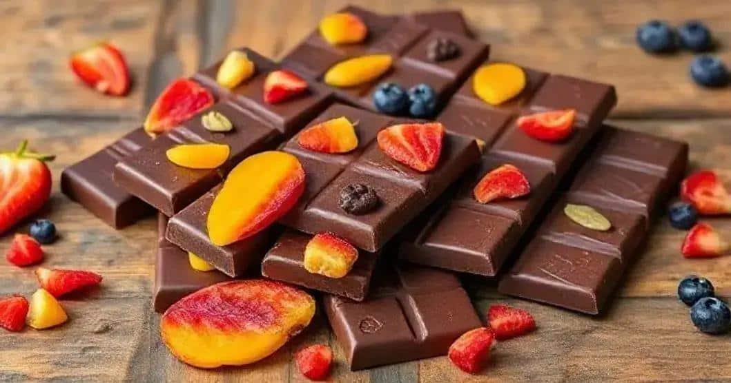 Como Usar Frutas Desidratadas em Barras de Chocolate