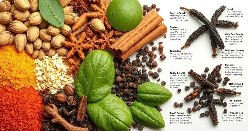 Curiosidades sobre Especiarias Exóticas Curiosidades sobre Especiarias Exóticas