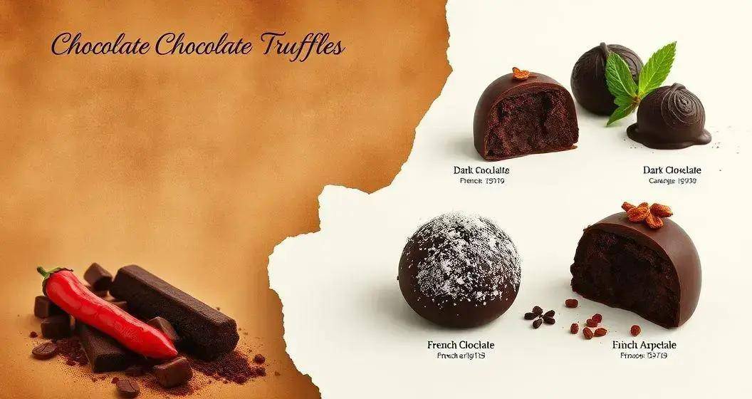 Curiosidades sobre Trufas e Chocolate Amargo Curiosidades sobre Trufas e Chocolate Amargo