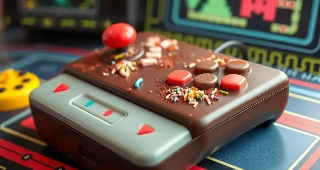 Decoração criativa para chocolates retrô Decoração criativa para chocolates retrô