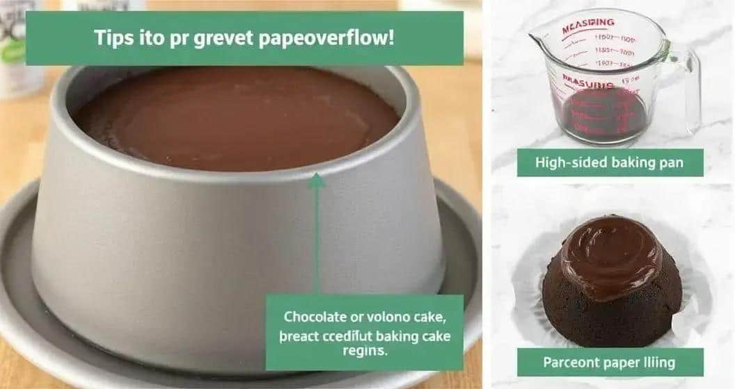 Dicas para Evitar Transbordo em Bolo Vulcão Dicas para Evitar Transbordo em Bolo Vulcão