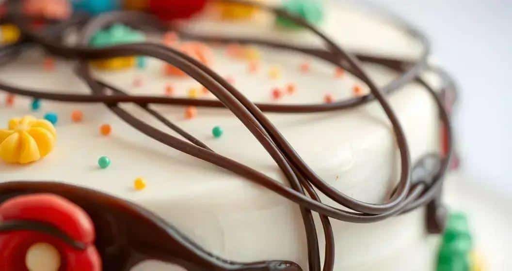 Fios de Chocolate: Teia Elegante em Pratos Gourmet