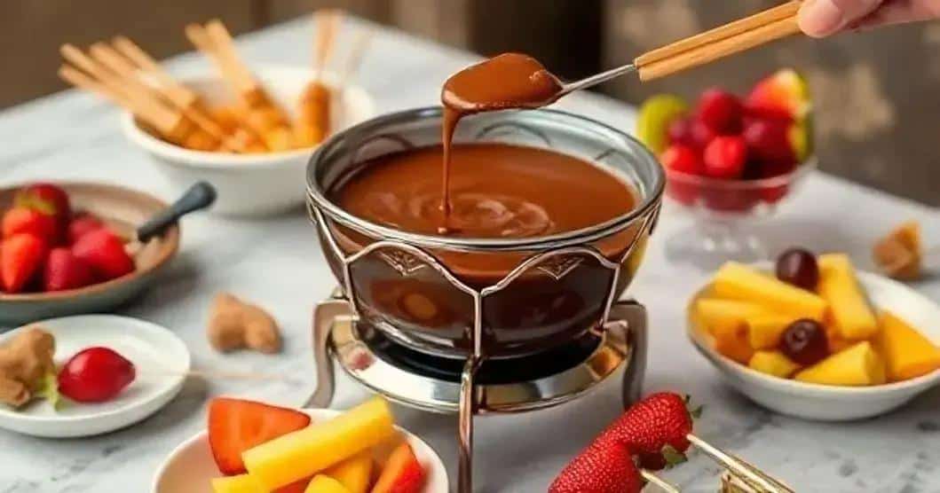 Fondue Romance de Cacau: Kit Completo para Noites Apaixonadas 4 Fondue Romance de Cacau: Kit Completo para Noites Apaixonadas