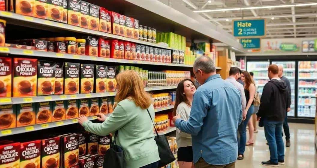 Impacto do chocolate em pó solúvel no mercado