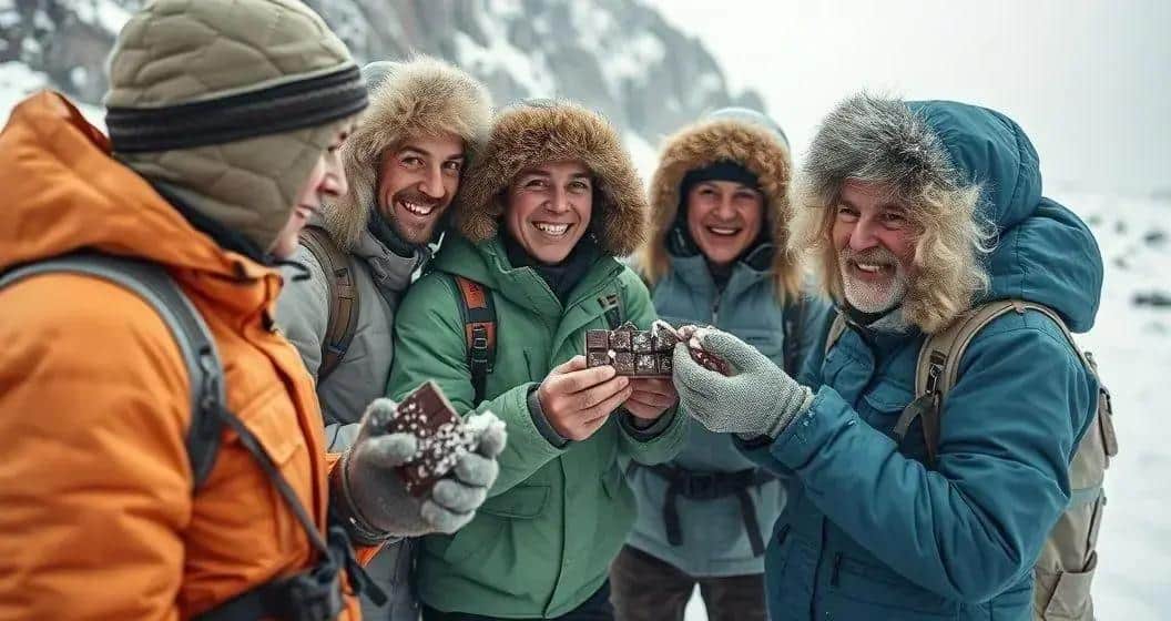 Impacto do Chocolate na Moral das Expedições