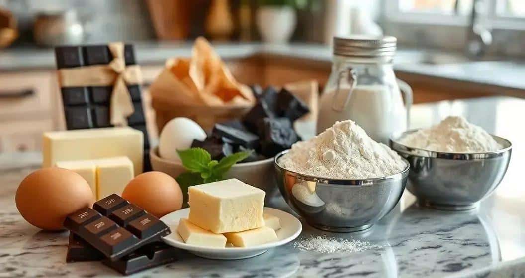 Ingredientes da Receita de Chocolate na Cozinha Real Francesa Ingredientes da Receita de Chocolate na Cozinha Real Francesa