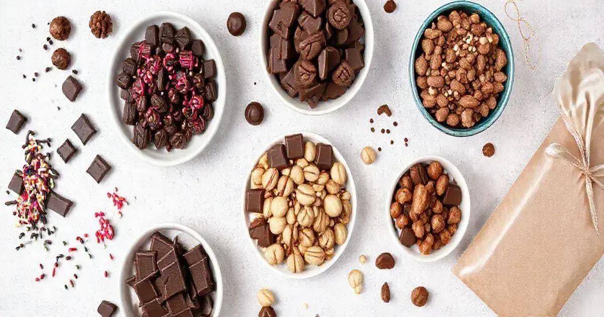 Ingredientes das Lembrancinhas de Chocolate