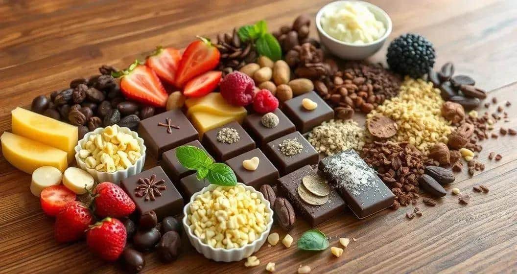 Ingredientes necessários para incrementar chocolate pronto