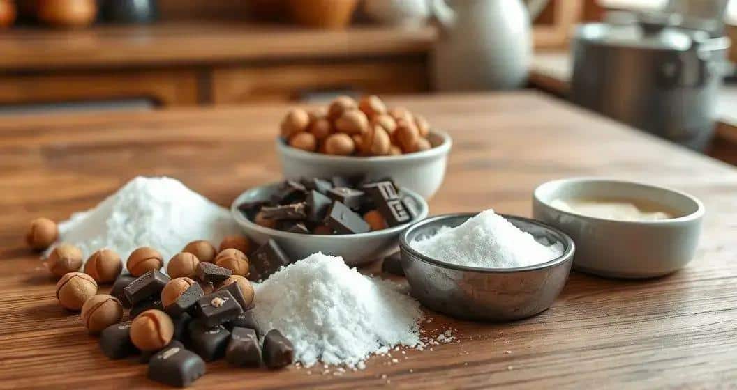 Ingredientes Necessários para o Praliné de Chocolate