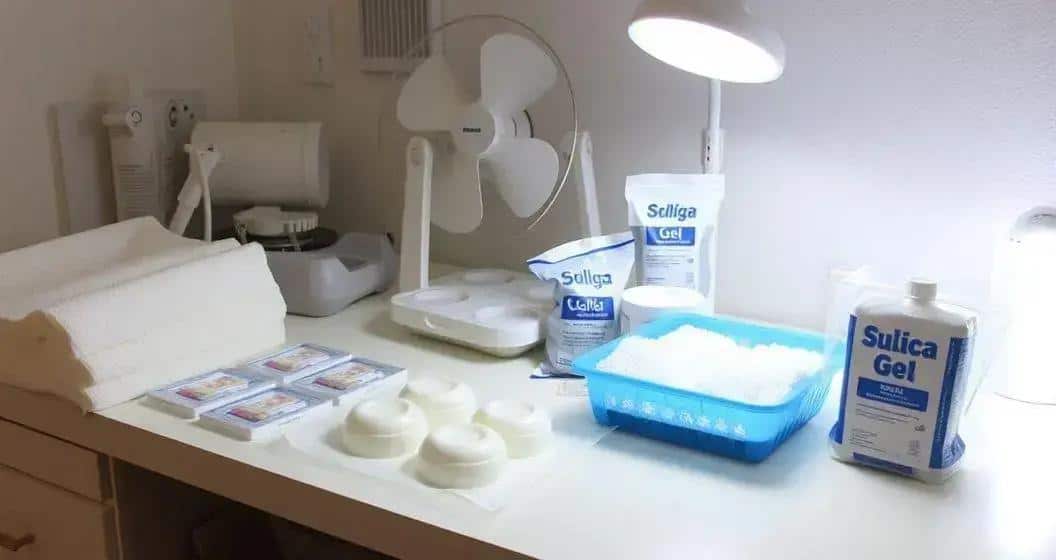 Ingredientes para a secagem eficiente