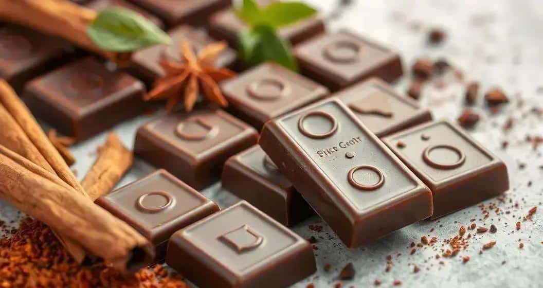 Ingredientes para Barras de Chocolate com Especiarias Exóticas Ingredientes para Barras de Chocolate com Especiarias Exóticas