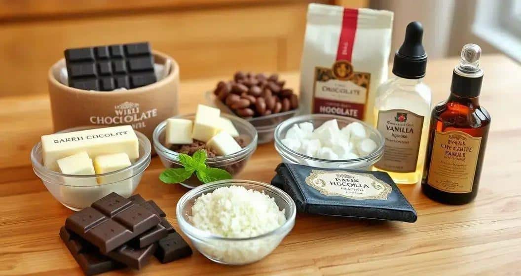 Ingredientes Para Criar Pingos de Chocolate Ingredientes Para Criar Pingos de Chocolate