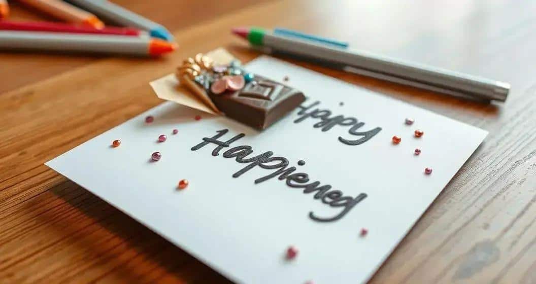 Ingredientes para o Cartão com Chocolate Acoplado Ingredientes para o Cartão com Chocolate Acoplado