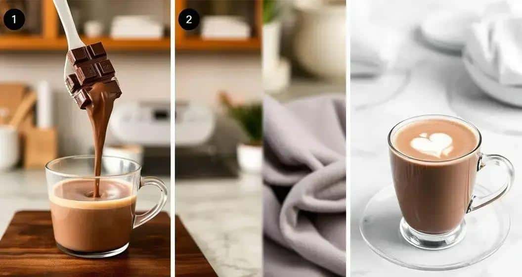 Método de Preparação da Bebida de Chocolate Método de Preparação da Bebida de Chocolate