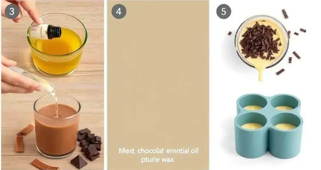 Método de Preparação das velas aromáticas Método de Preparação das velas aromáticas
