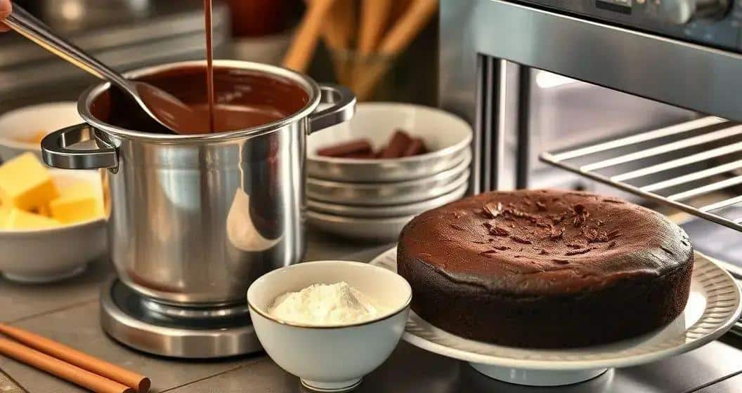 Método de Preparação de uma Receita de Chocolate Deliciosa Método de Preparação de uma Receita de Chocolate Deliciosa