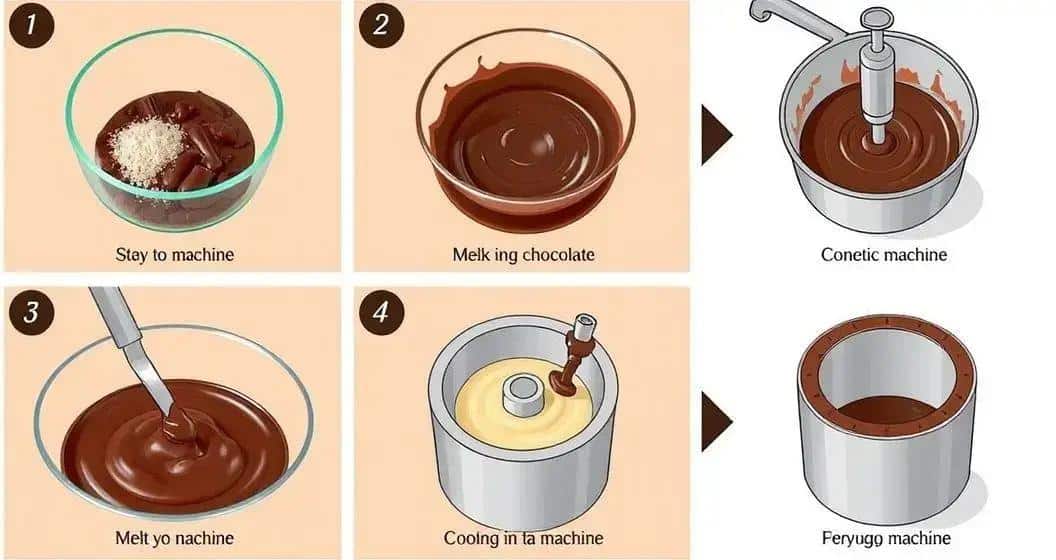 Método de preparação do chocolate conchado Método de preparação do chocolate conchado