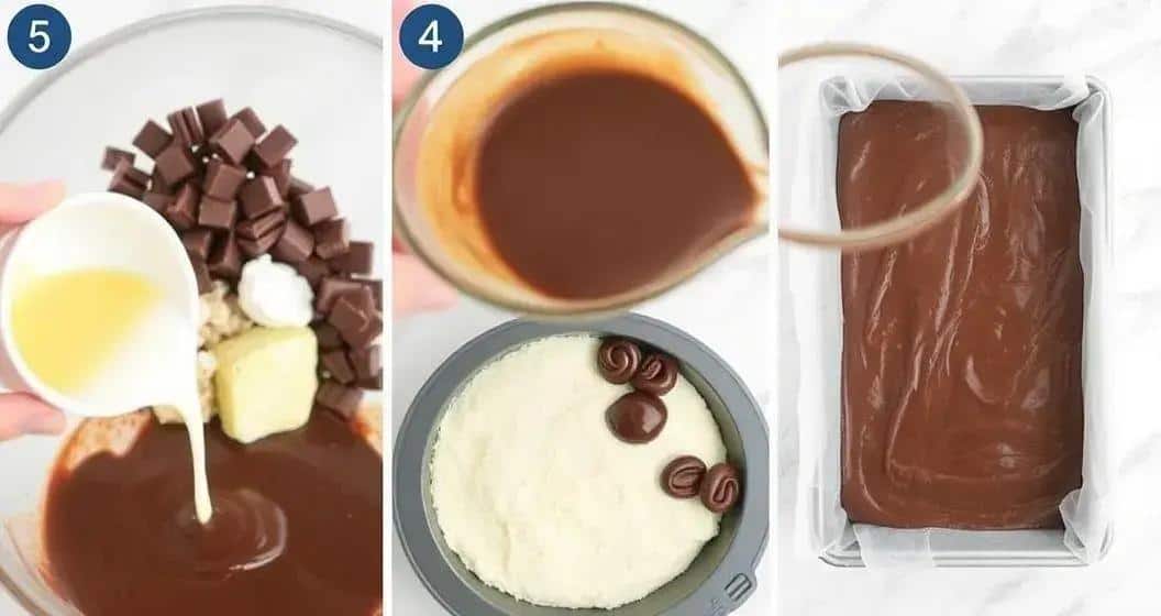 Método de Preparação do Chocolate Fudge Método de Preparação do Chocolate Fudge