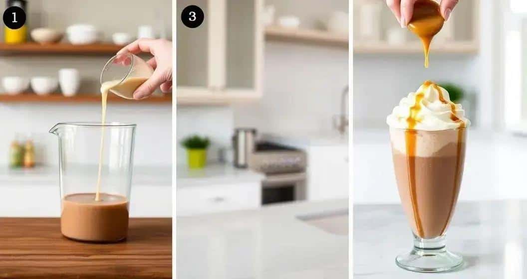 Método de Preparação do Frappuccino Método de Preparação do Frappuccino