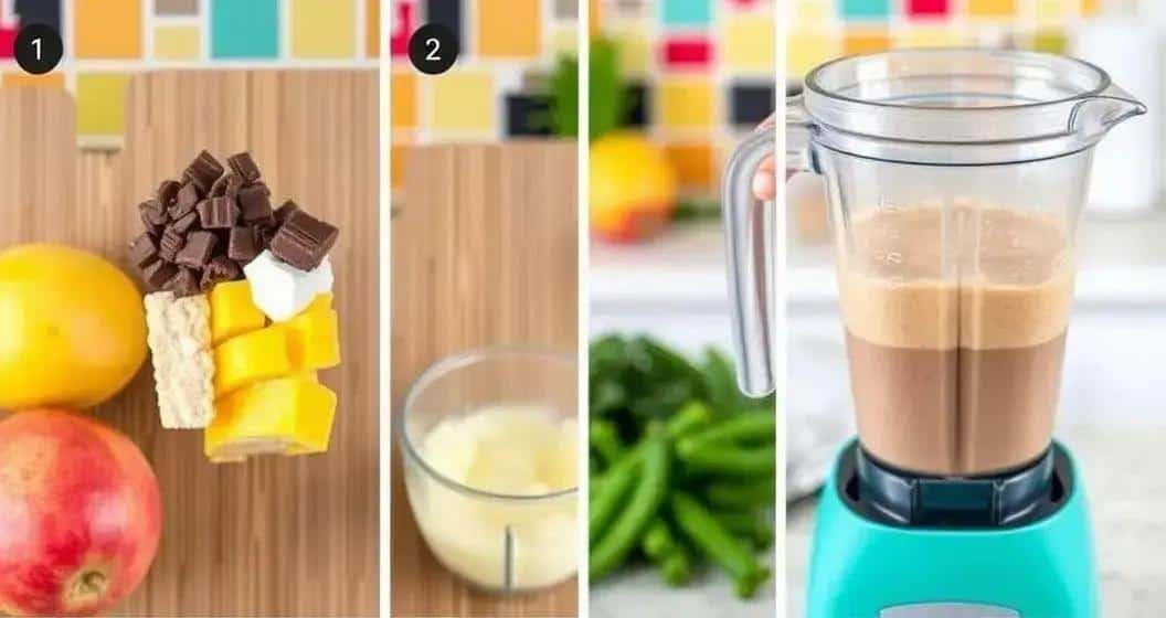 Método de Preparação do Smoothie Método de Preparação do Smoothie