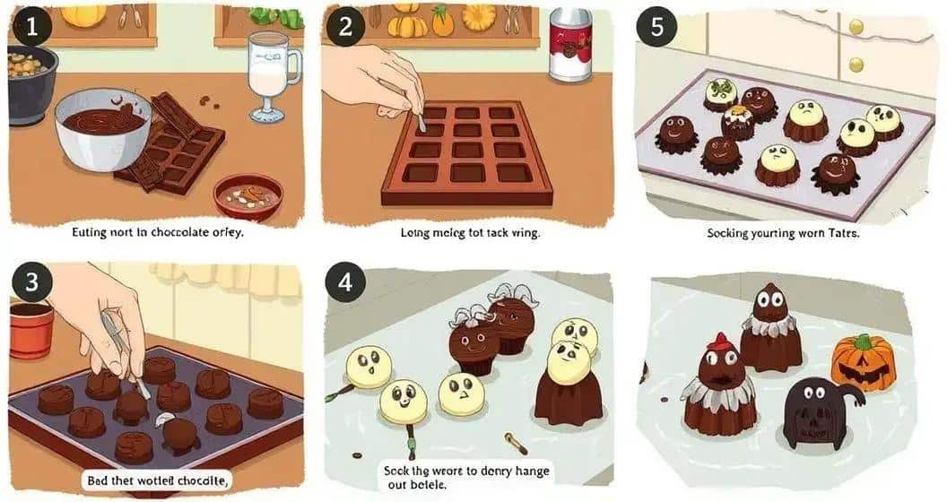 Método de Preparação dos Chocolates Temáticos Método de Preparação dos Chocolates Temáticos