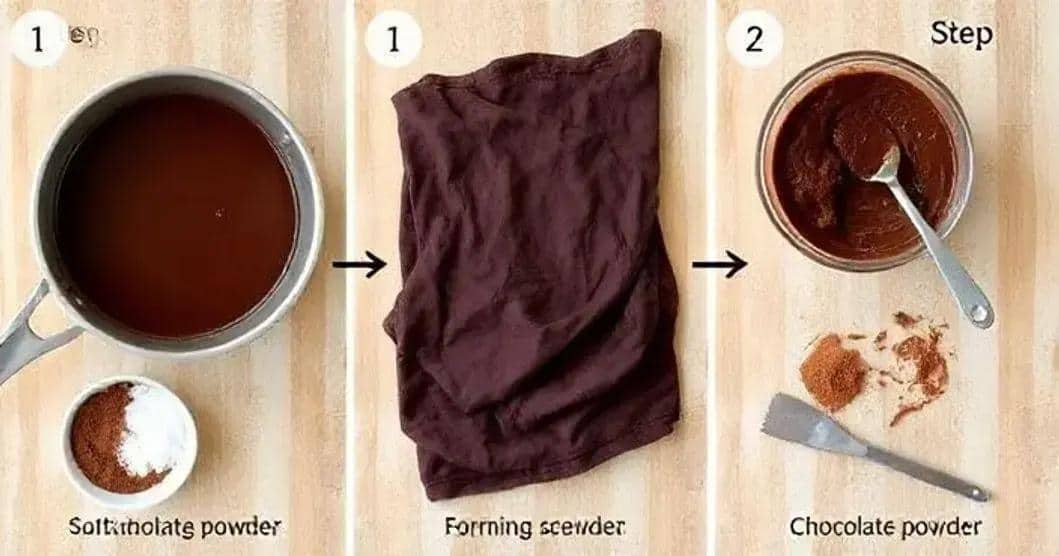 Método de preparação utilizando chocolate