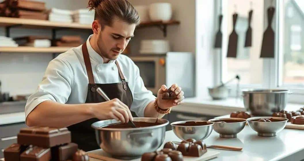 Método de Preparo do Chocolate Artístico