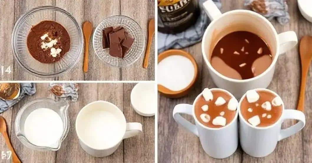 Método de Preparo do Chocolate Quente Método de Preparo do Chocolate Quente