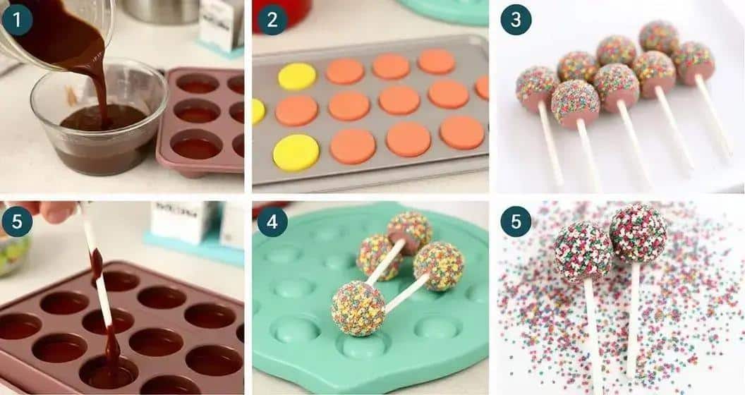 Método de Preparo dos Pirulitos Método de Preparo dos Pirulitos