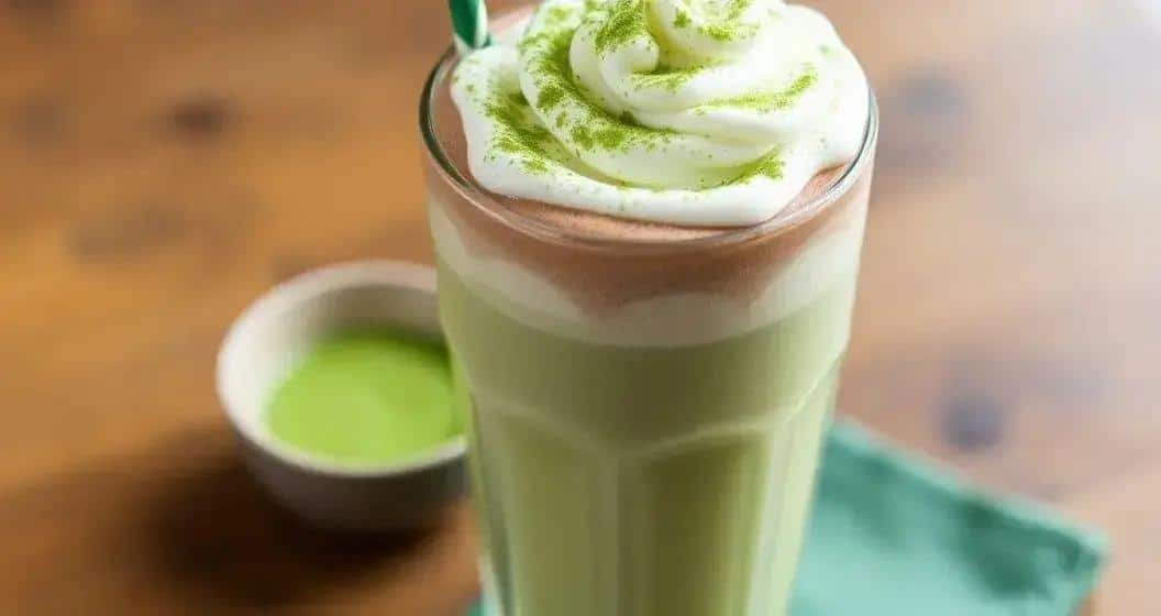 Milkshake Fusion Verde: Matcha & Cacau Turbilhão 4 Milkshake Fusion Verde: Matcha & Cacau Turbilhão