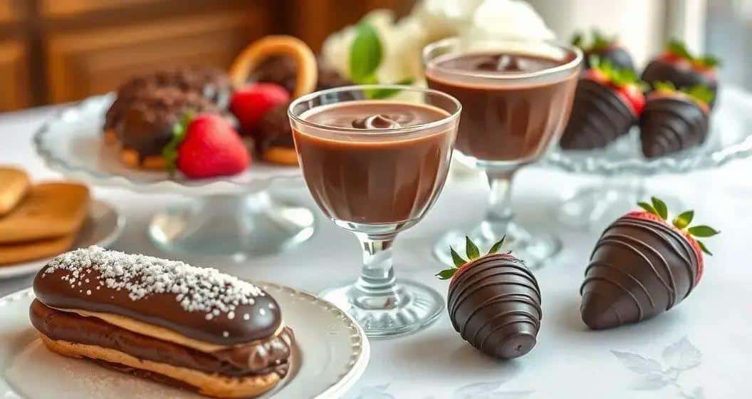 O Papel do Chocolate nos Doces Franceses O Papel do Chocolate nos Doces Franceses