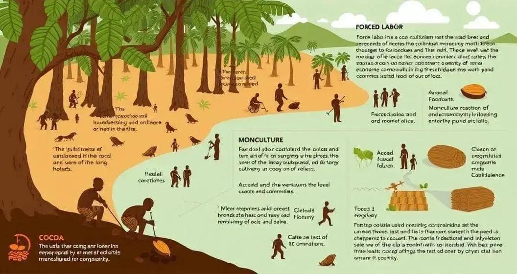 Os impactos da exploração colonial sobre o cultivo de cacau Os impactos da exploração colonial sobre o cultivo de cacau