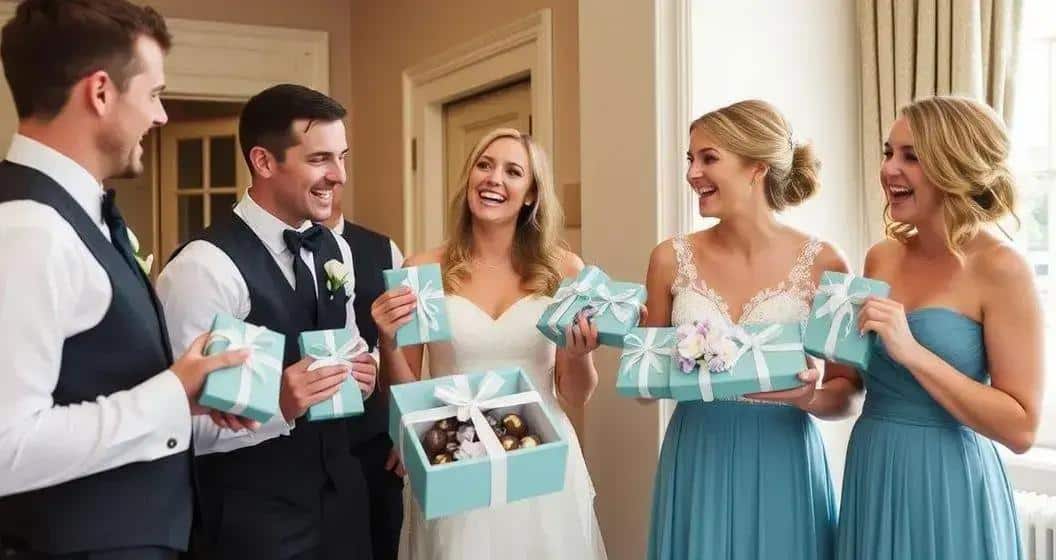 Reações dos Padrinhos ao Receber Chocolate Reações dos Padrinhos ao Receber Chocolate