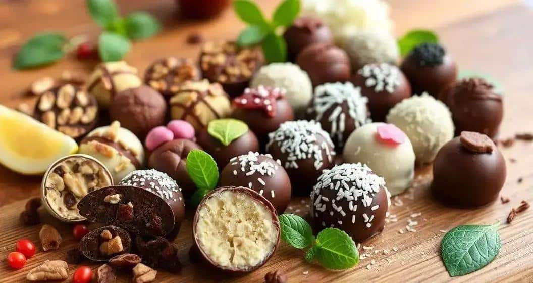 Receitas de Bombons Sem Açúcar Receitas de Bombons Sem Açúcar